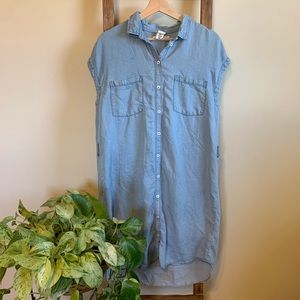 High-low Jean Dress